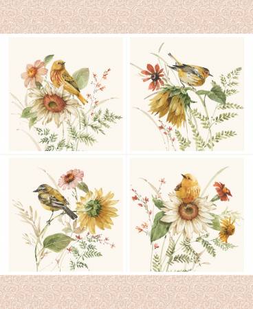 Sunflower Whispers 35 1/2in x 43in Panel PD16675-PANEL