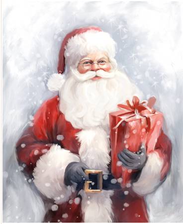 Picture a Christmas II 35 1/2" x 43 1/2" A Christmas Gift Panel