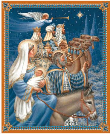 Picture a Christmas II 35 1/2" x 43 1/2" The Nativity Panel