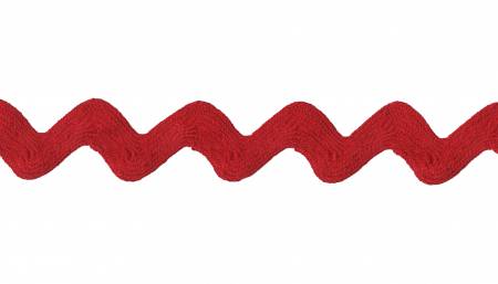 Cotton Jumbo Rick Rack 1-3/8" Bright Red