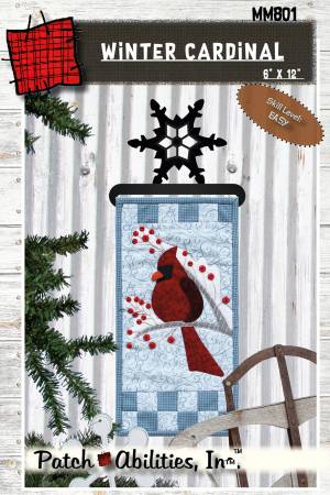 Winter Cardinal Applique Pattern