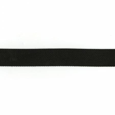 1 yard 8" - 1" Black Webbing