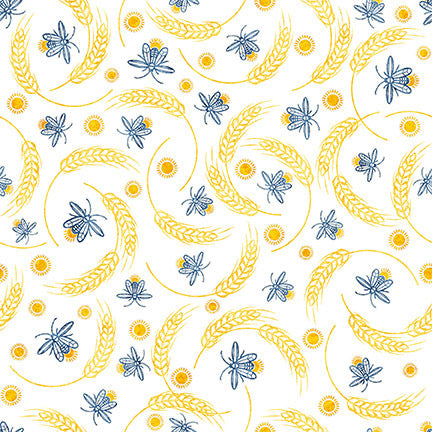1 yard 6" - 2026 All Indiana Shop Hop - Fireflies White 32030-Z
