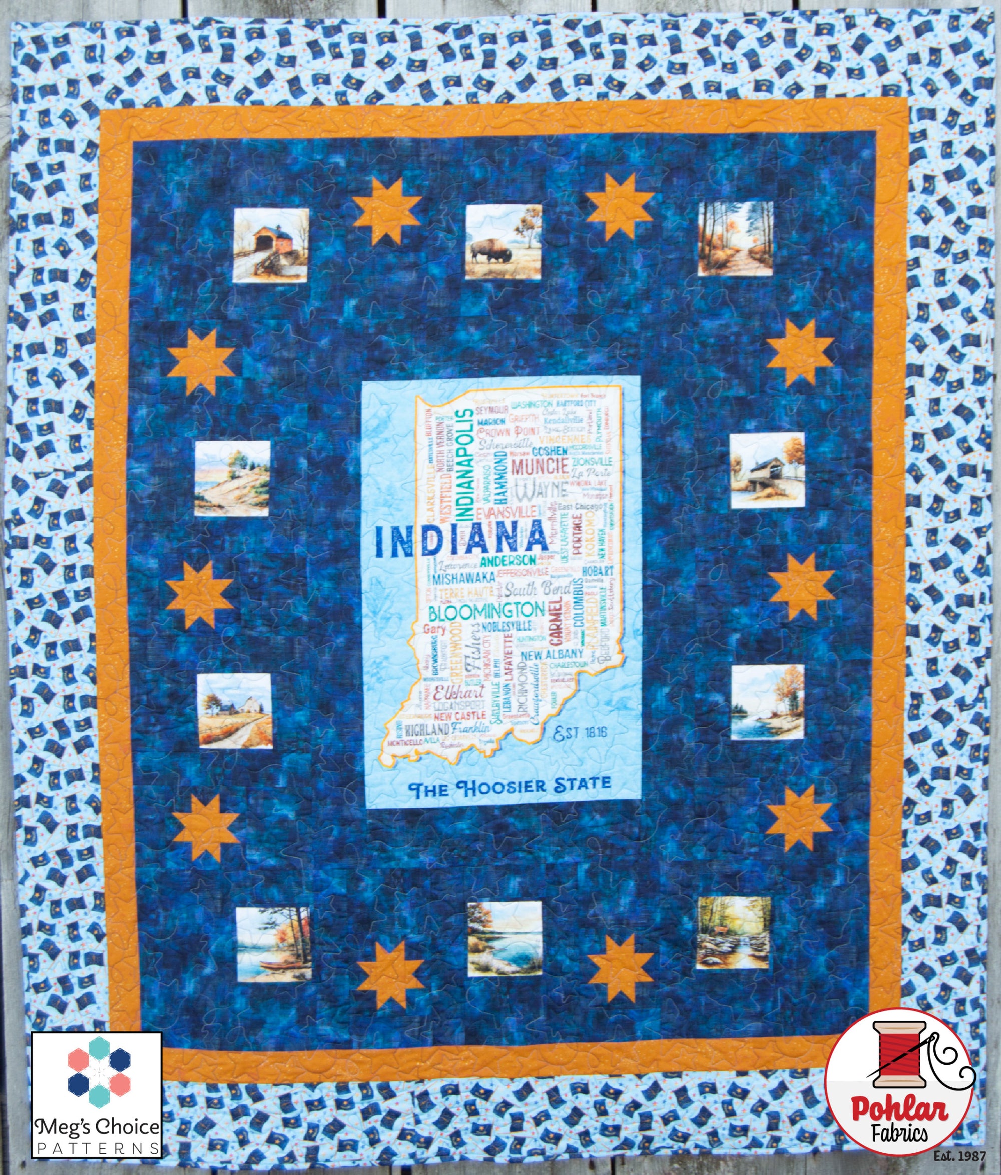2026 Stars Around All Indiana Shop Hop Kit