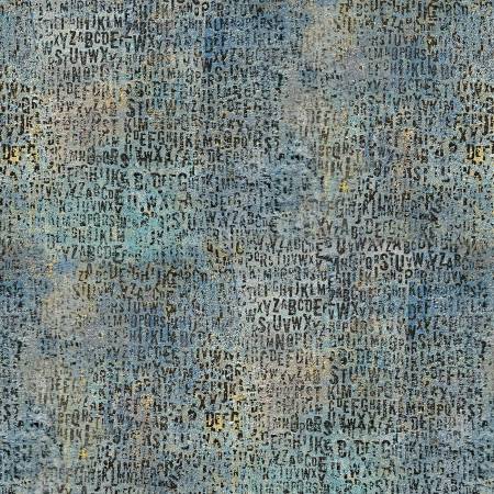 One Layer Away PWSE055-OCEAN Lots of Letters Ocean
