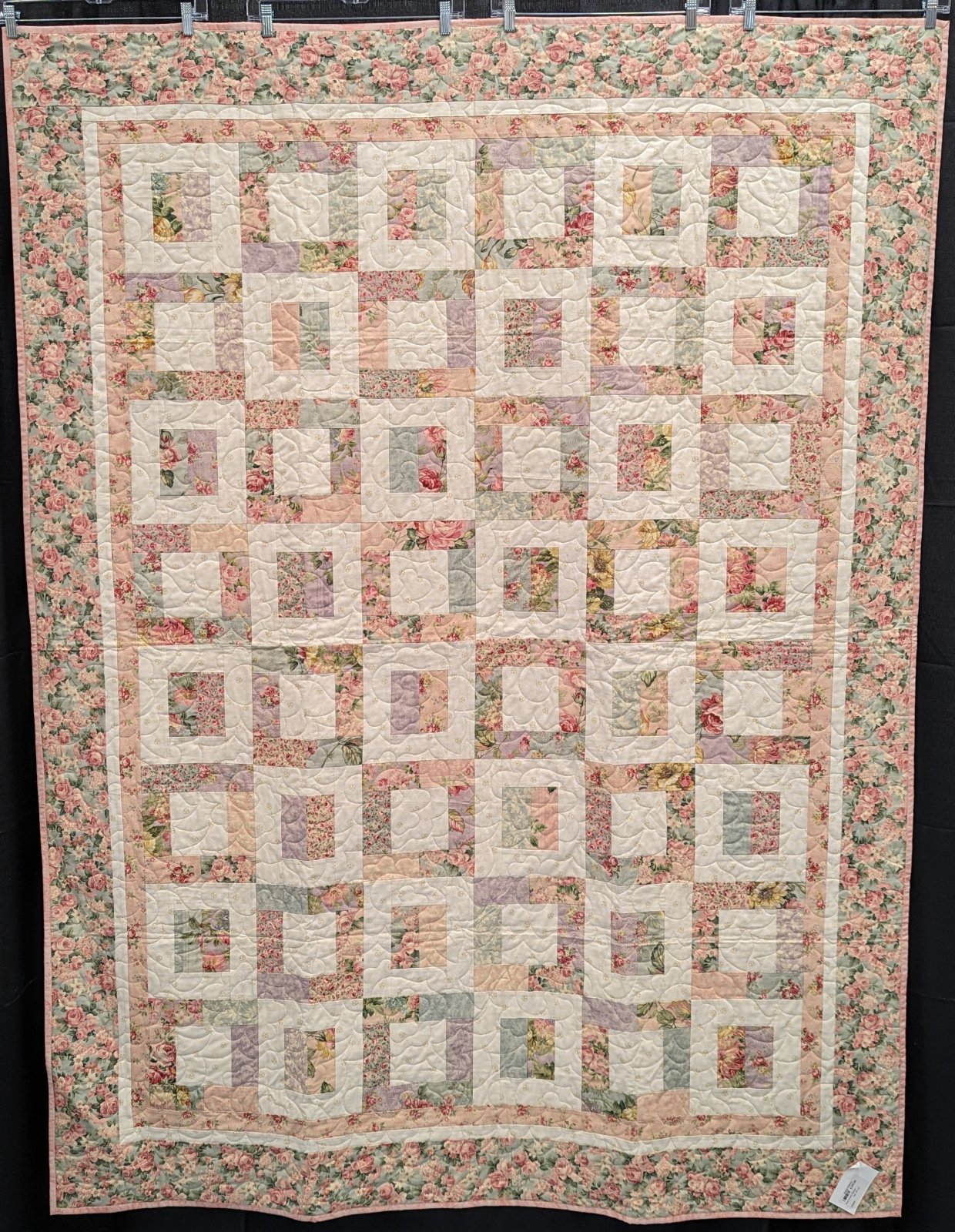 Pink Charm Square Size: 60" x 80'