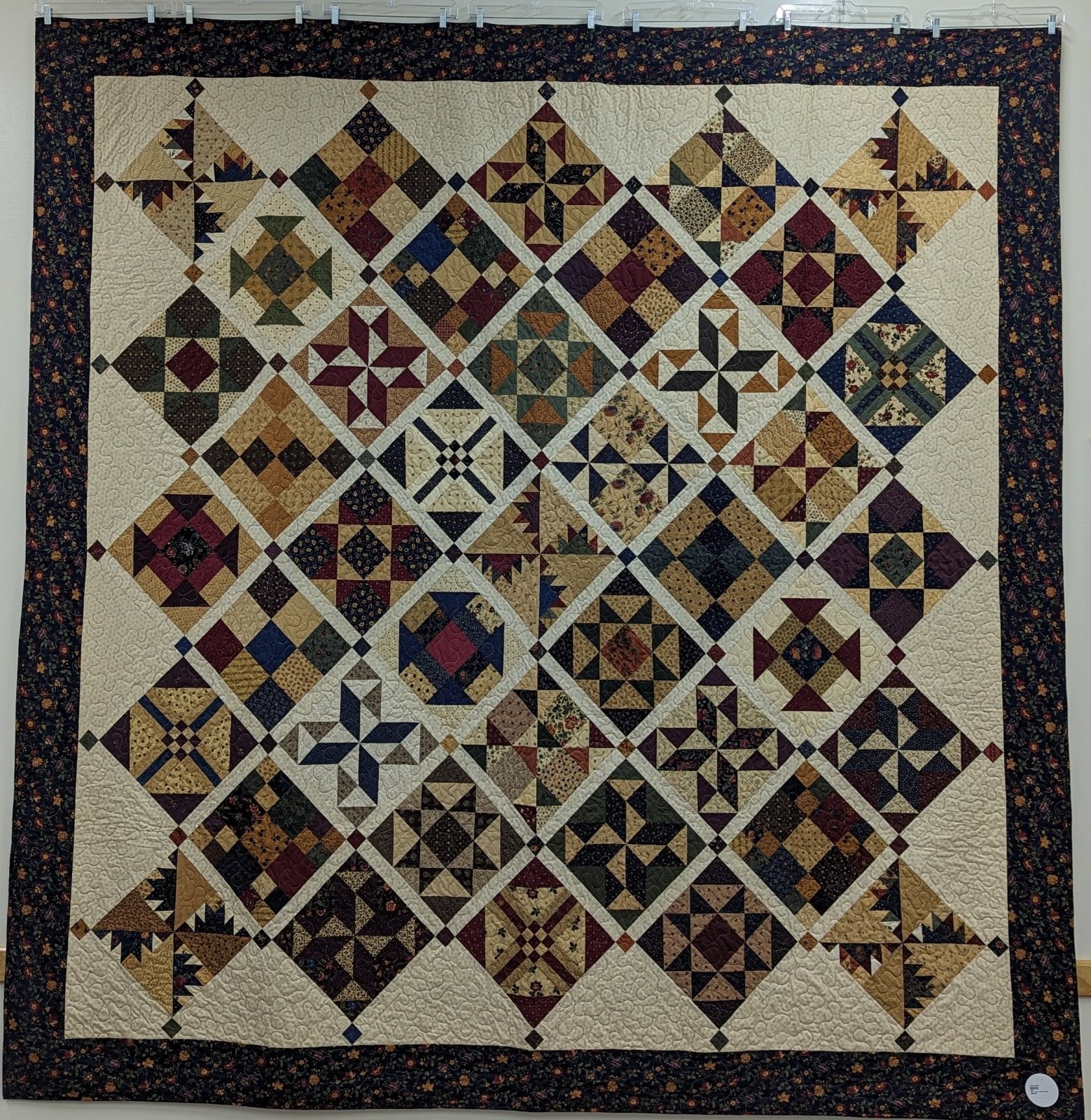 106" x 109" Kansas Troubles Sampler