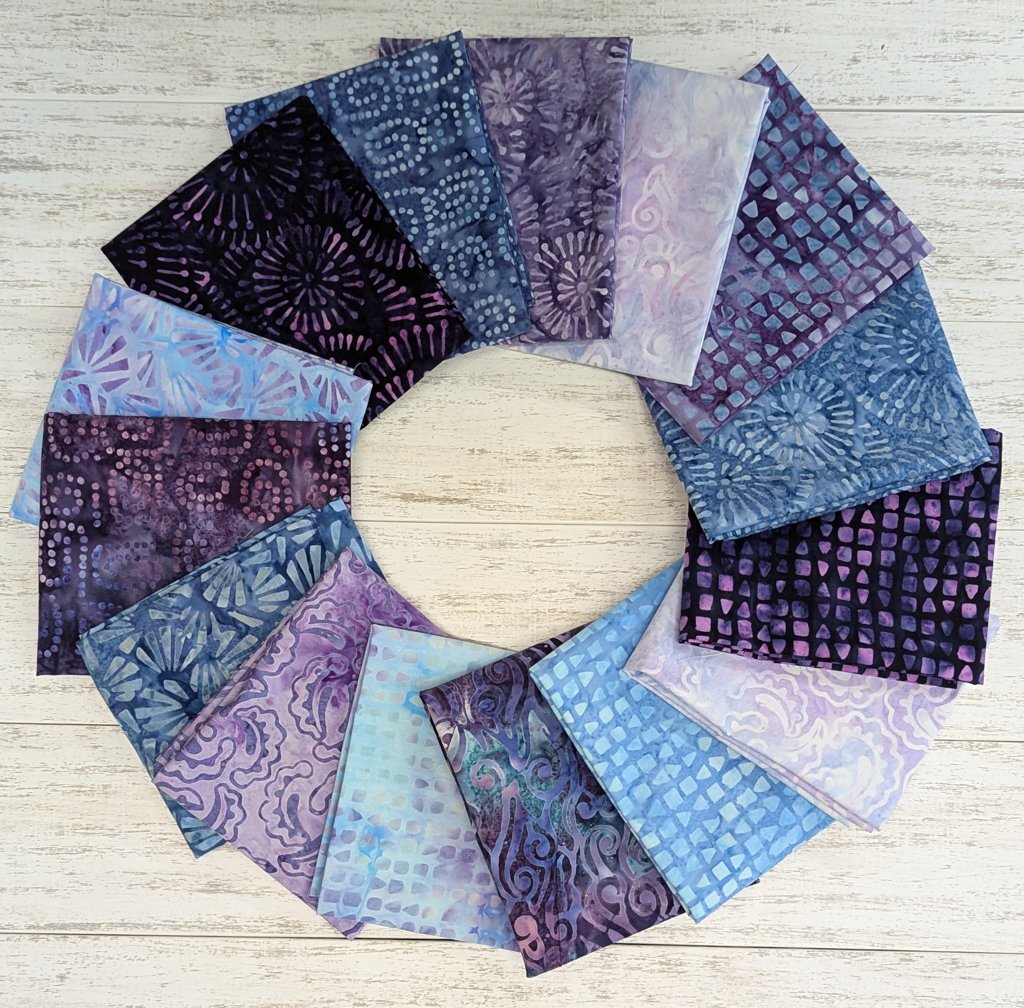 15 Fat Quarter Violet Crush