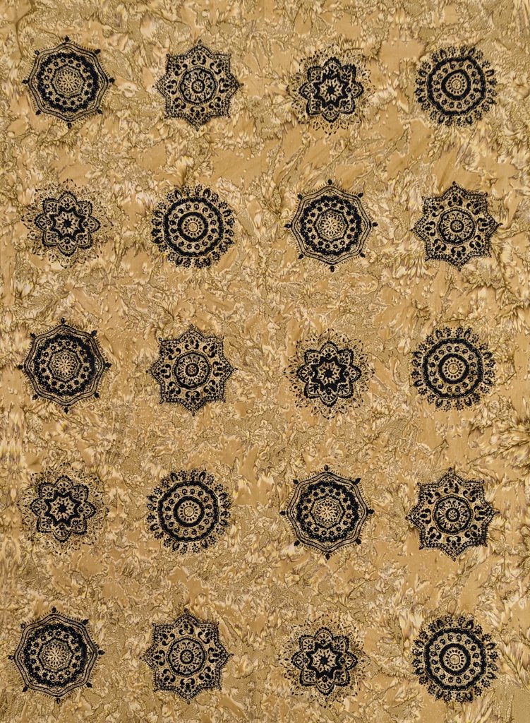 (20) 10 1/2" squares Tonga Batik Medallion Tan