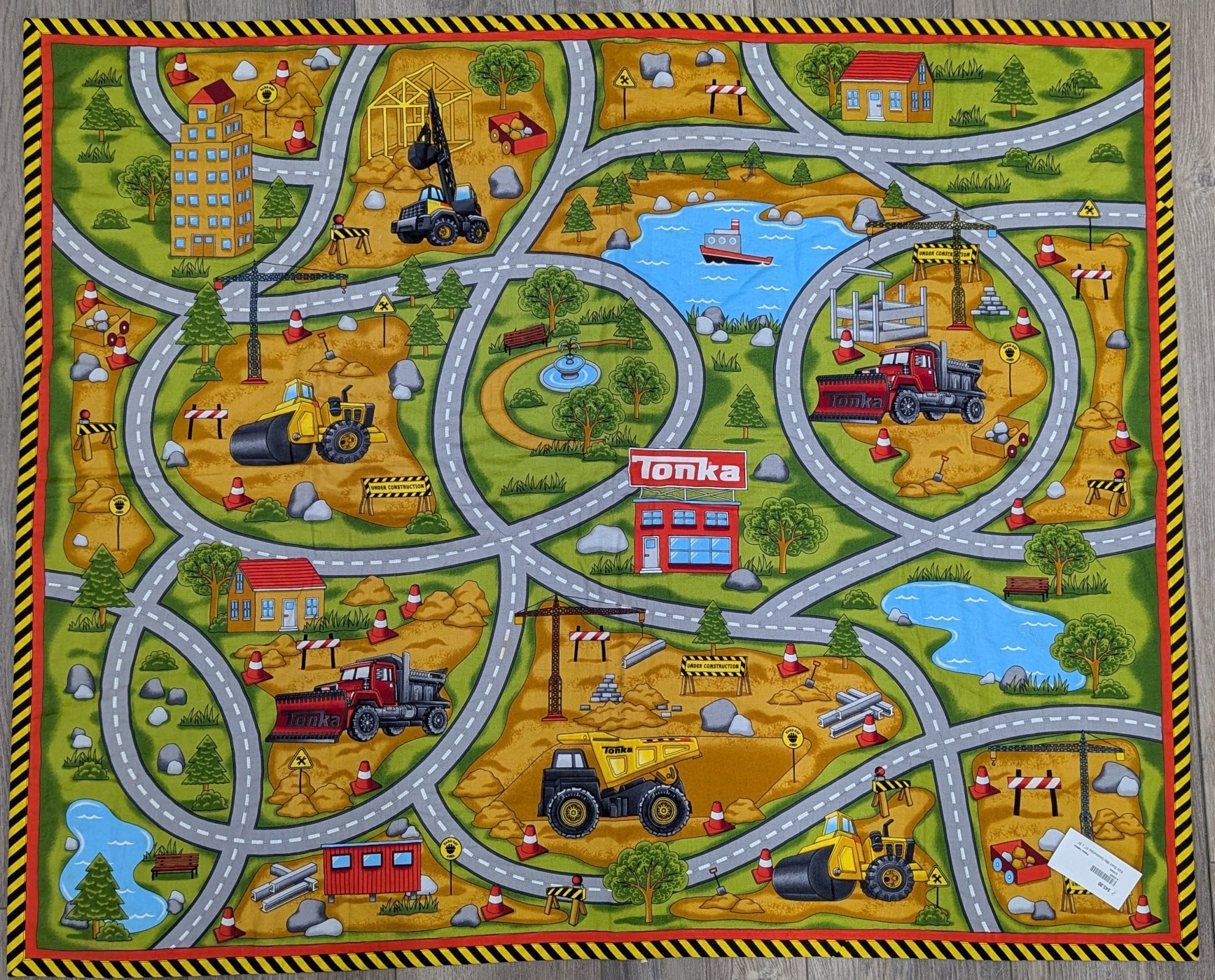 Kids Road Way Construction 41" x 33"