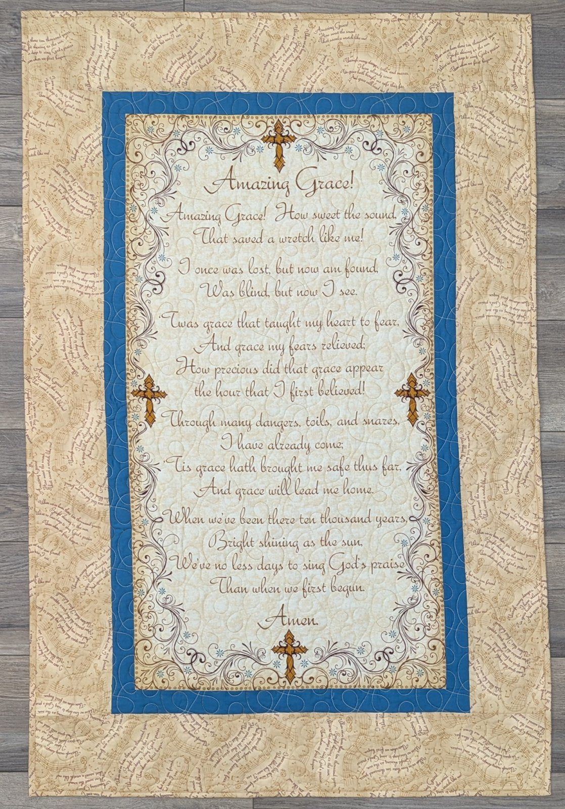 Amazing Grace Kit Size: 33" x 50"