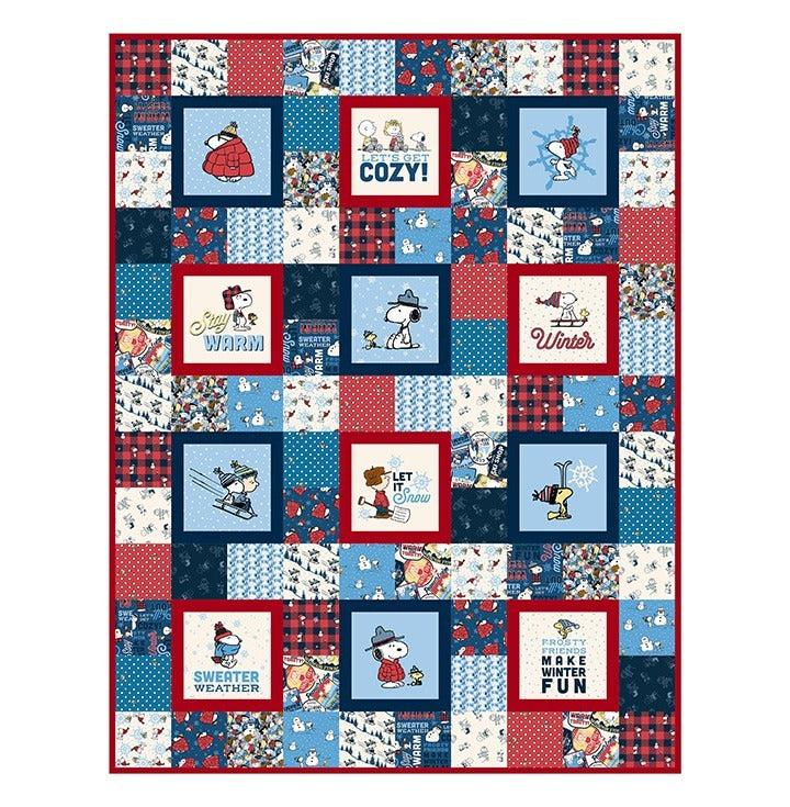 Peanuts - Frosty Friends Pattern