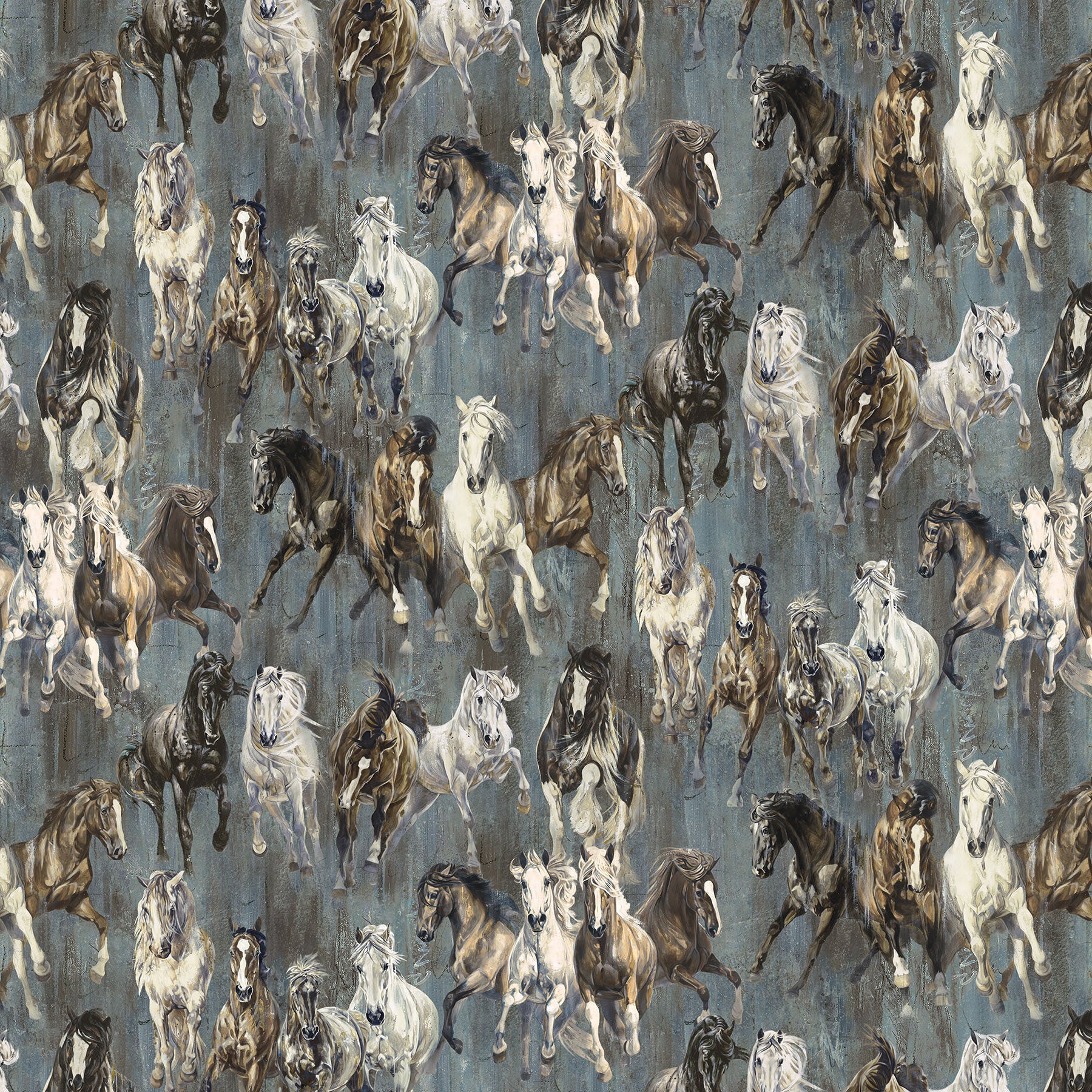 Pedigree DP28025-98 Charcoal Multi Horses