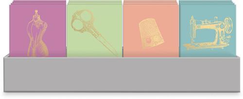 Pocket Notepad Foil Vintage
