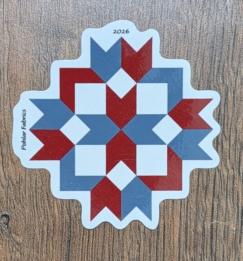 Pohlar Fabrics Star Sticker