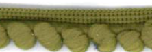 Pompom Trim 5/8" wide Moss Green