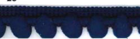 Pompom Trim 5/8" wide Navy