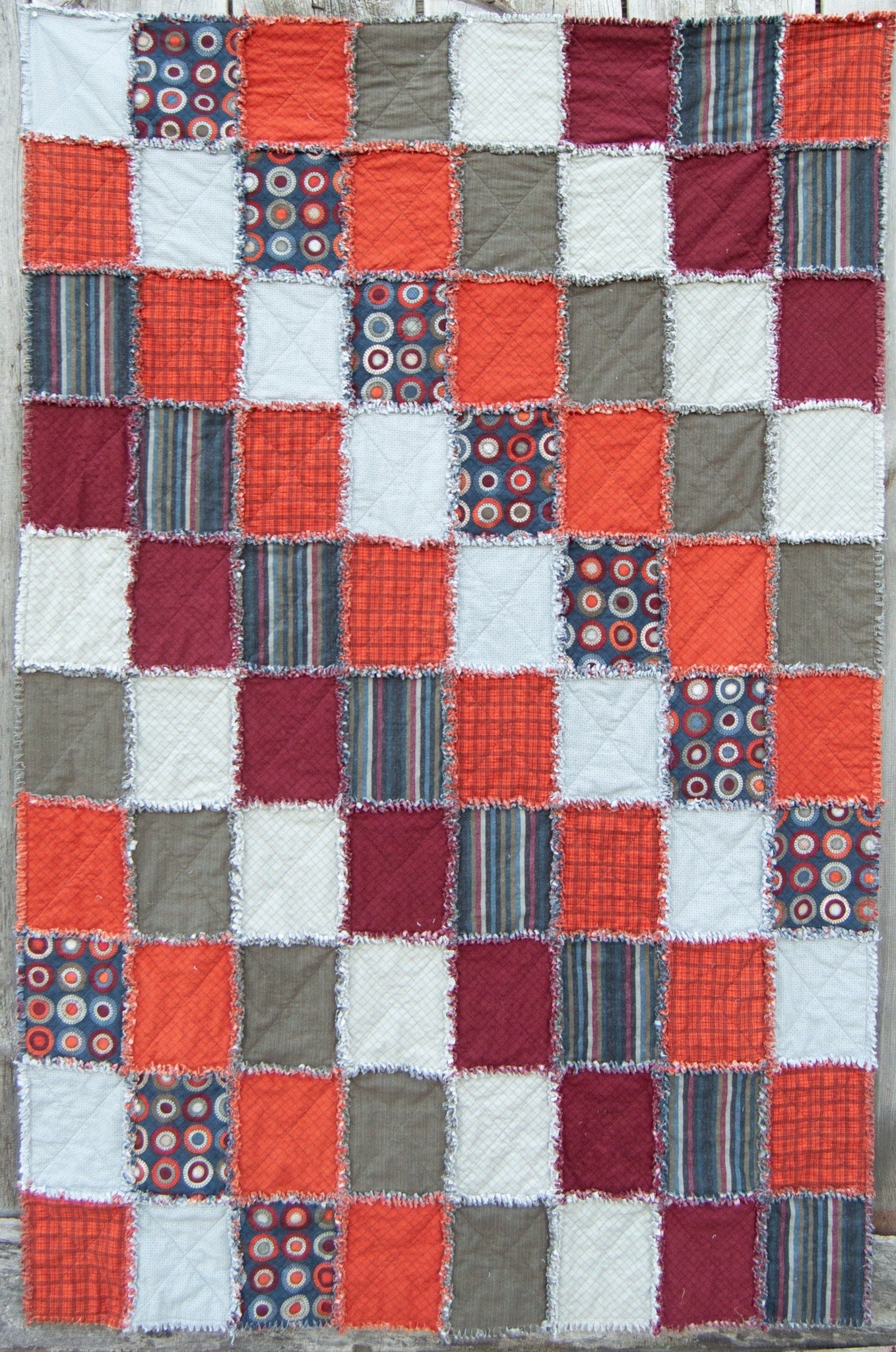 Prairie Gatherings Rag Quilt Kit