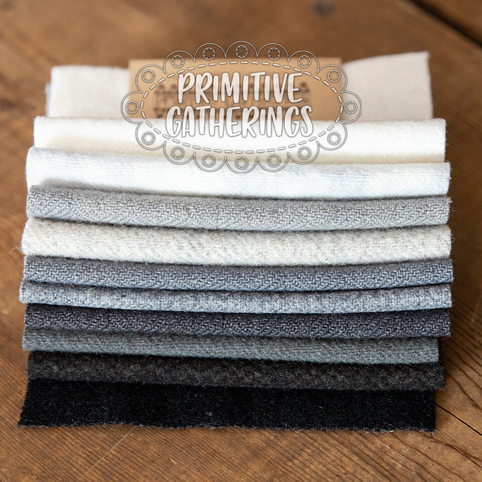 Primitive Gatherings Wool 5" Squares Urban