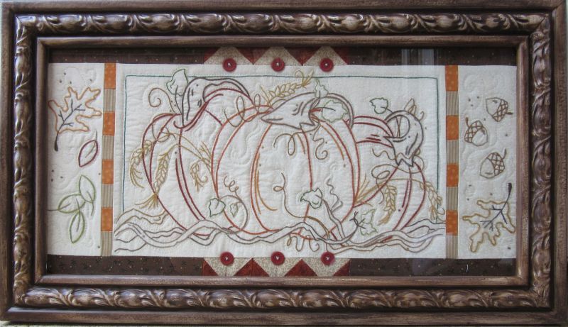 Pumpkin Delight Hand Embroidery