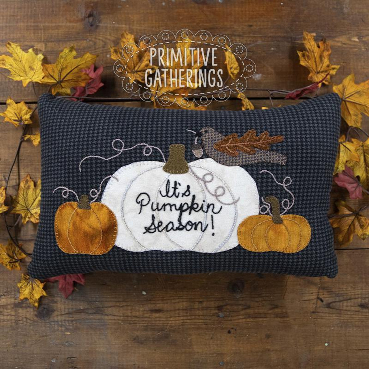 Pumpkin Season Wool Kit and Pattern