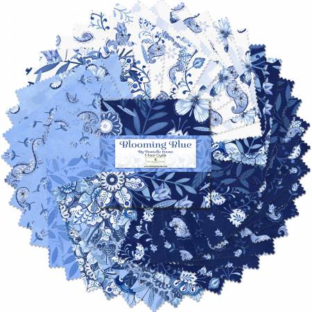 Blooming Blue Charm Pack