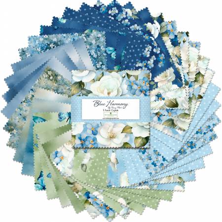 Blue Harmony Charm Pack