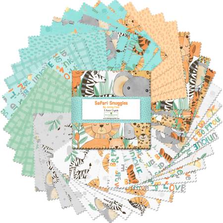 Safari Snuggles Charm Pack