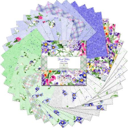 Floral Flutter Charm Pack