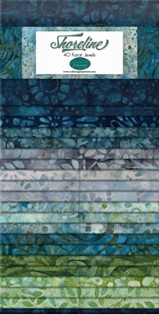 Shoreline Batik Jelly Roll