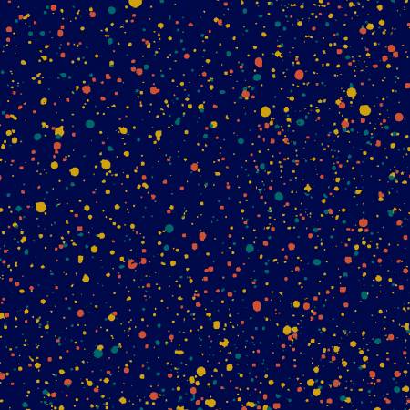 108" wide Multi Splatter Wideback Navy QB531384D