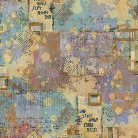 108" Wide Quilt Back - One Layer Away QBSE001-KALEIDOSCOPE One Layer Away Kaleidoscope