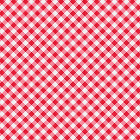 44" Wide Cottage Rose Lane Candy Apple Gingham Quilting Cuddle