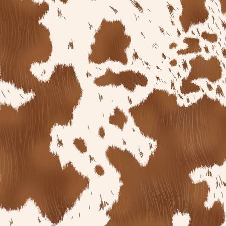 44" Wide Echoes Of The Range Woodland Longhorn Quilting Cuddle