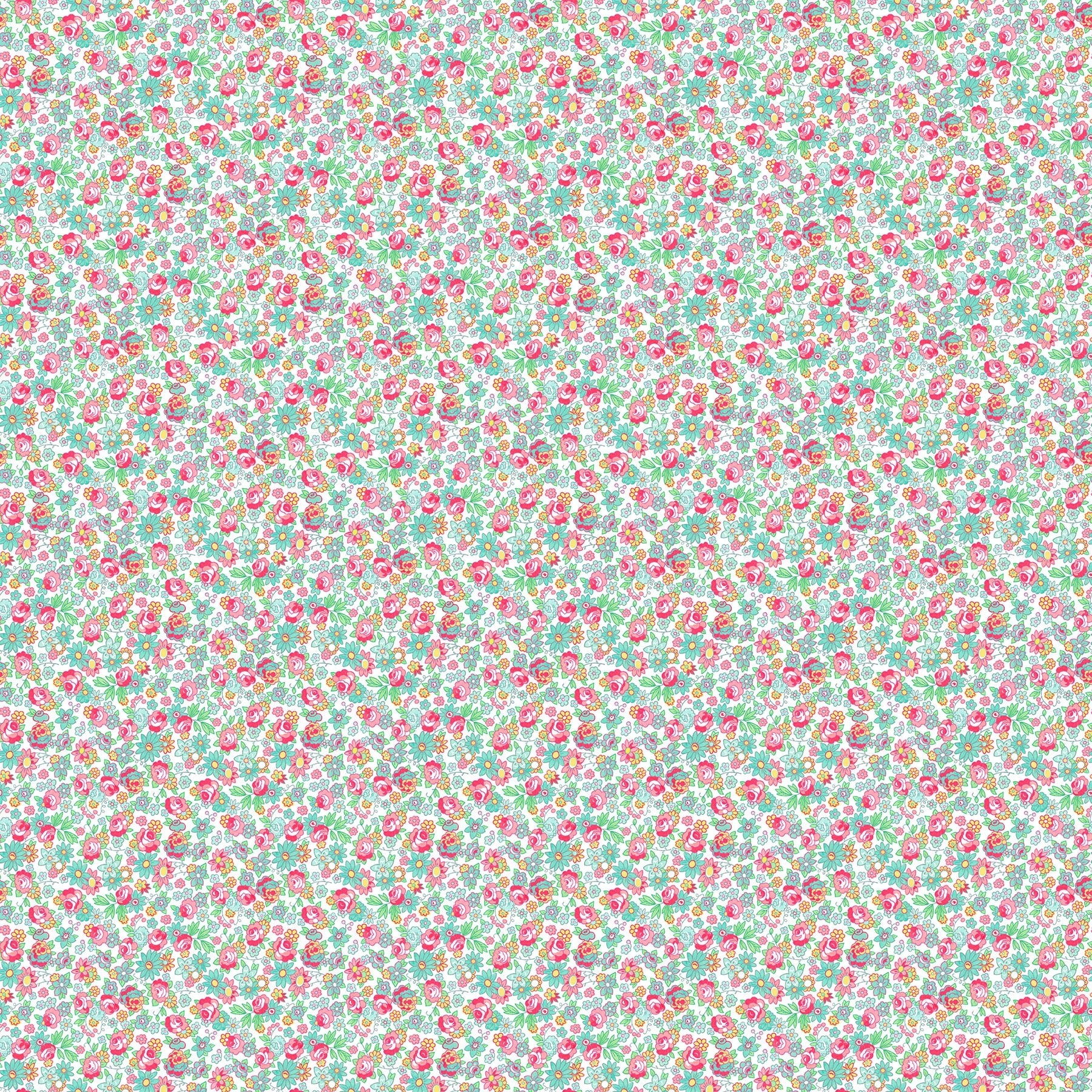 Quilting in Bloom 28833-10 White Multi