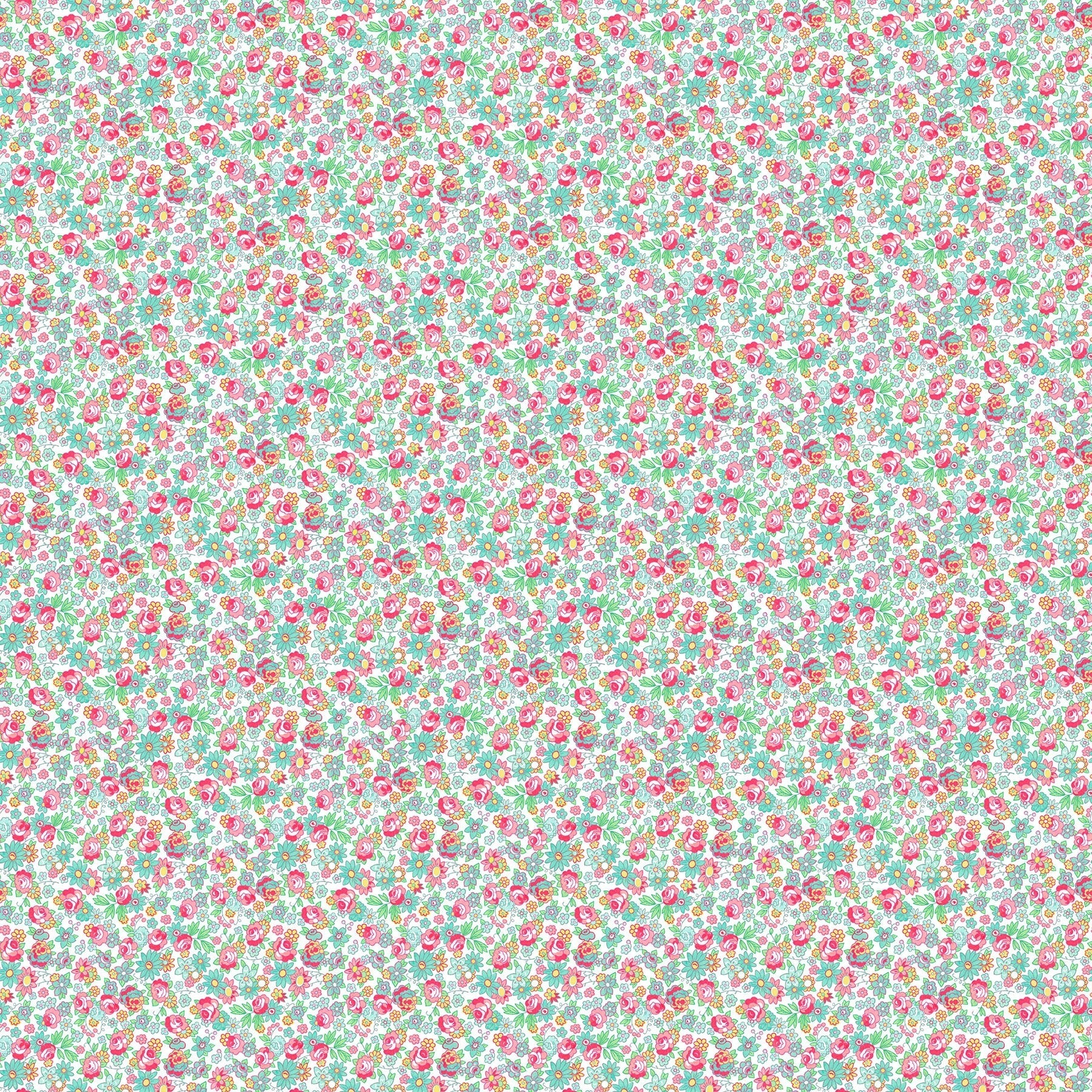 Quilting in Bloom 28833-10 White Multi