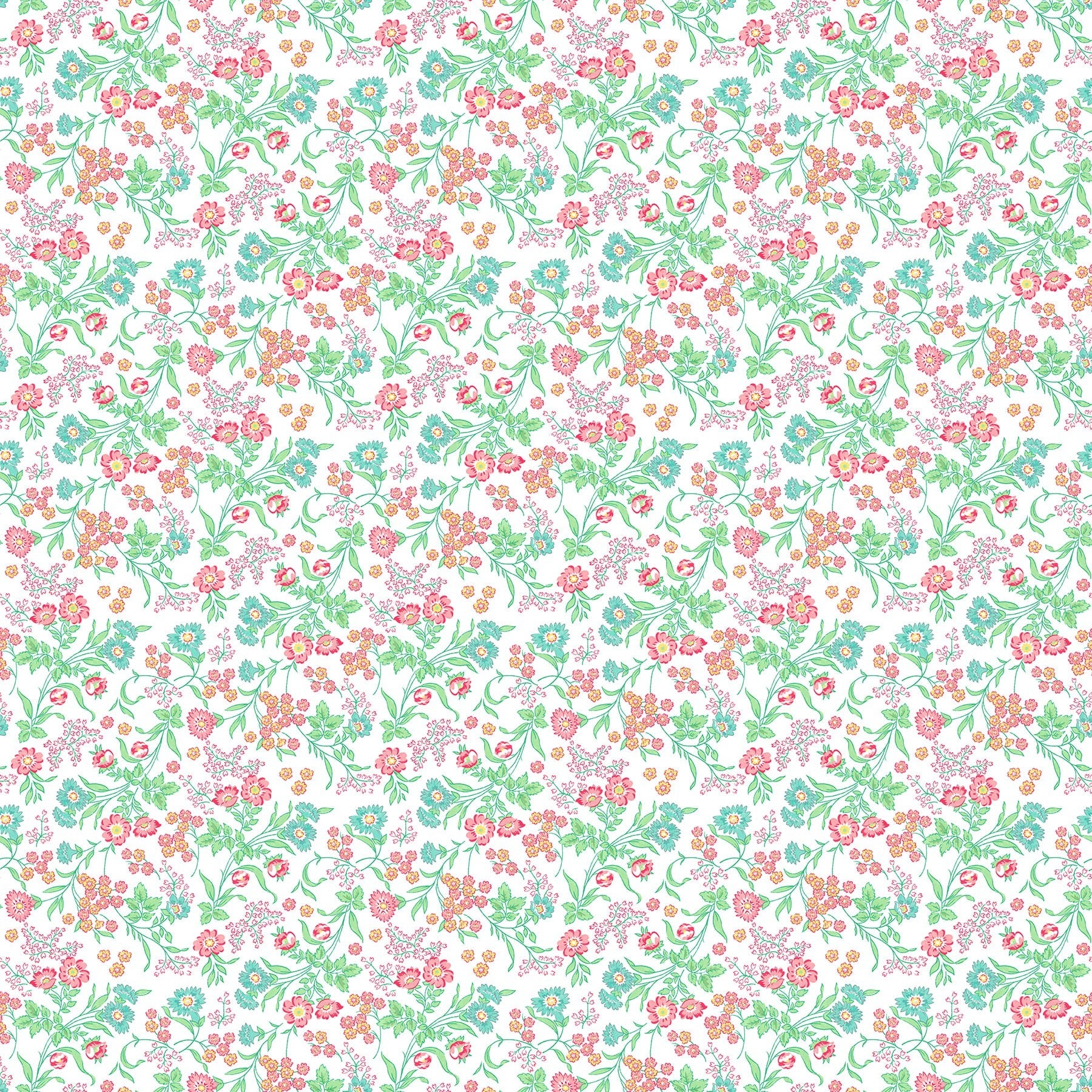Quilting in Bloom 28834-10 White Multi