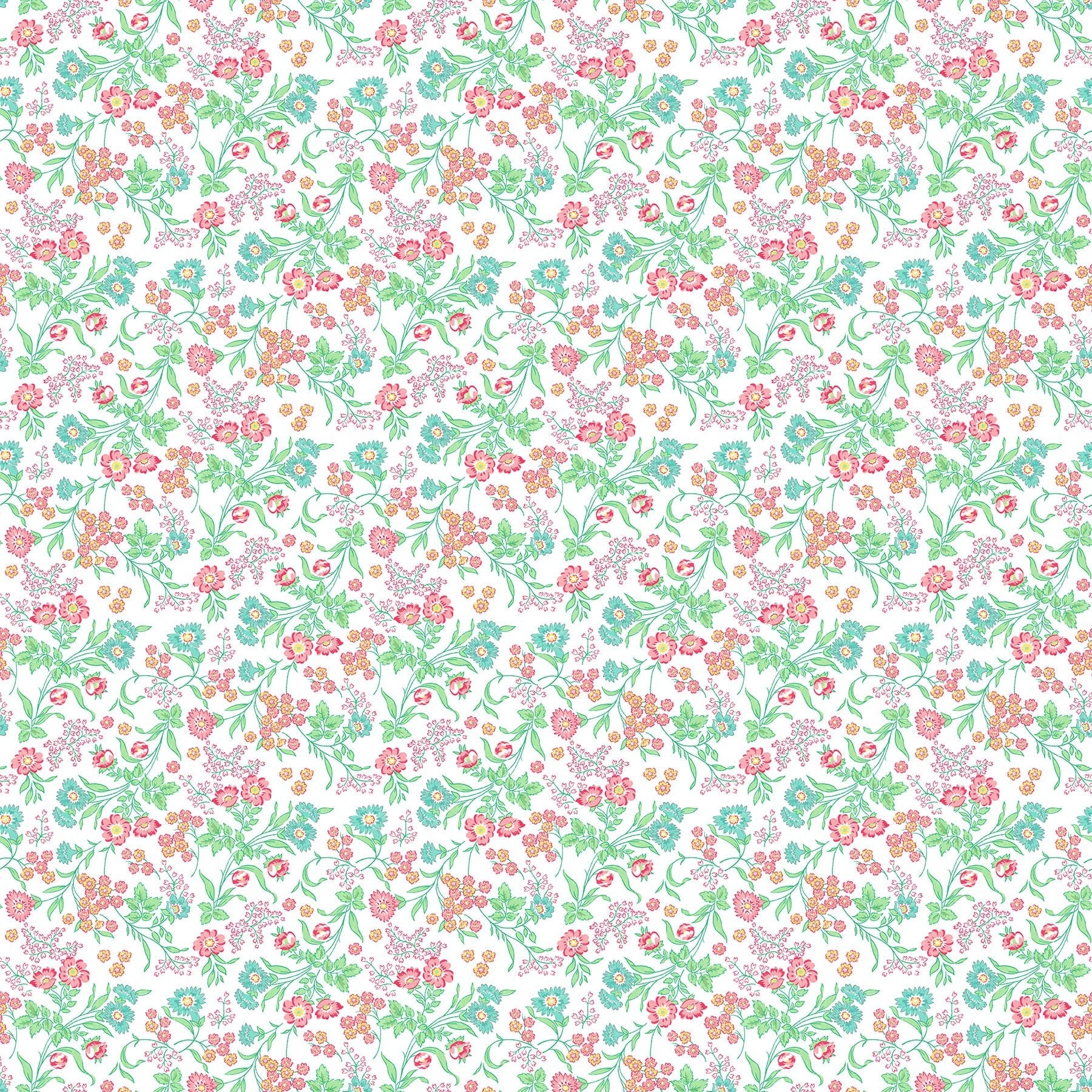 Quilting in Bloom 28834-10 White Multi