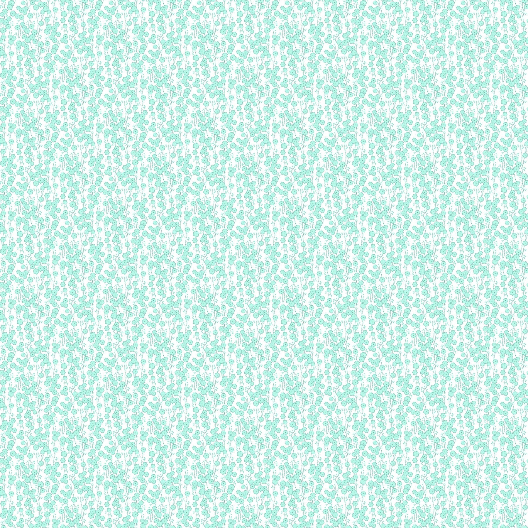 Quilting in Bloom 28837-62 Light Turquoise Multi