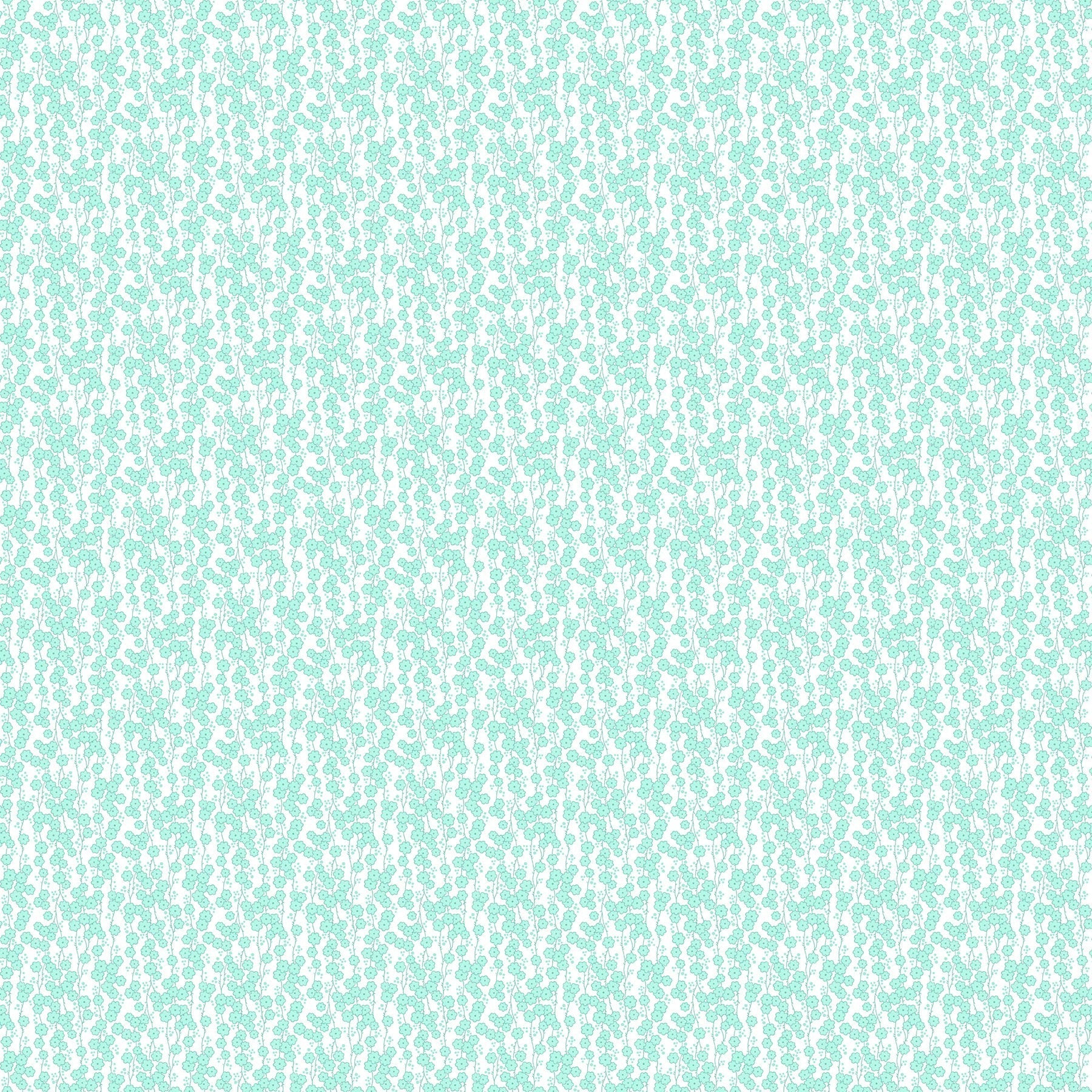 Quilting in Bloom 28837-62 Light Turquoise Multi