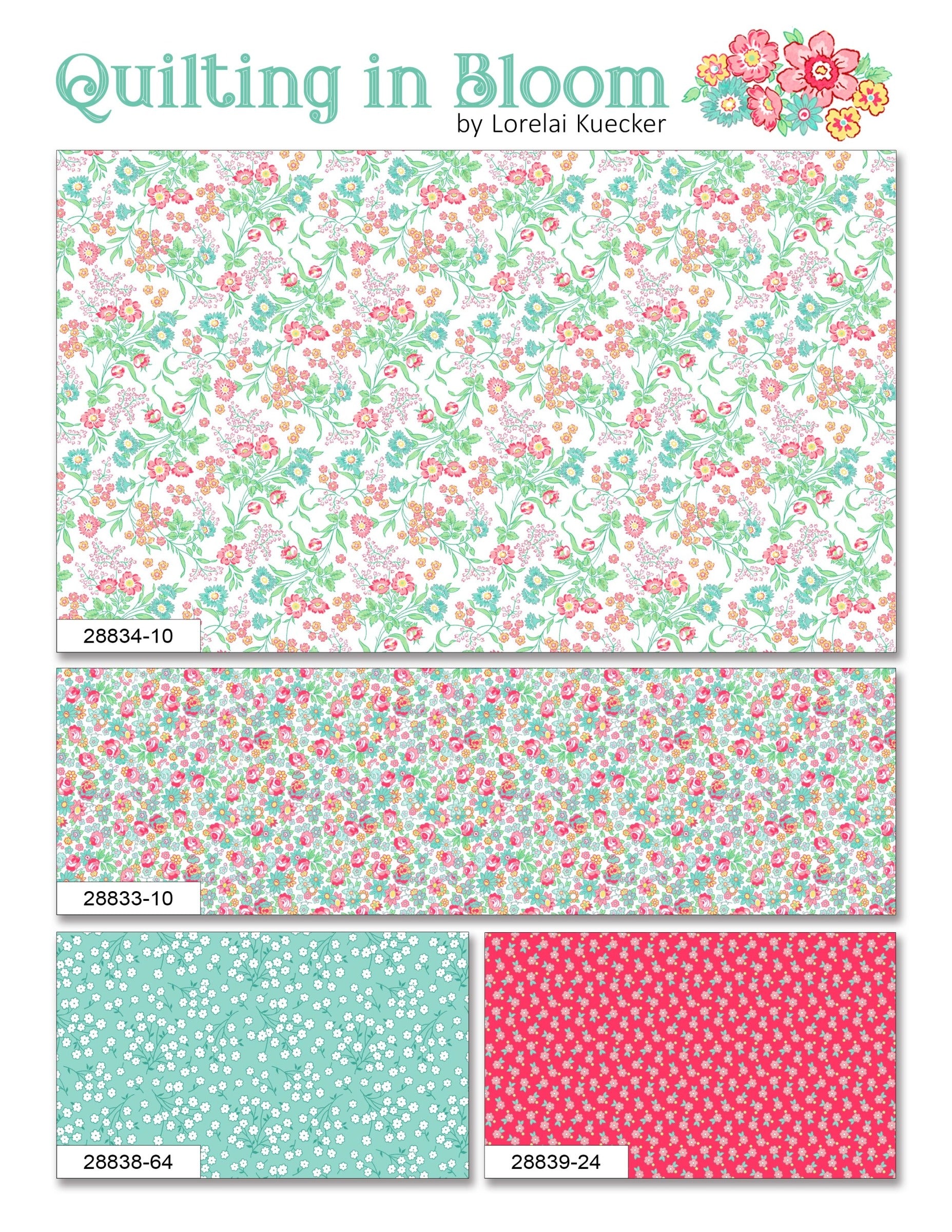 Quilting in Bloom Charm Pack
