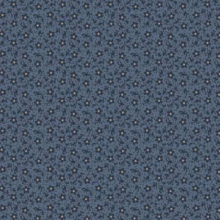 Grace Elizabeth  R101686D-Blue Blue Flower Scroll