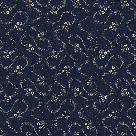 Anna B's Indigos R101883D-NAVY Navy Ribbons