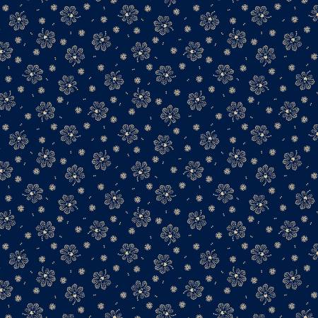 Anna B's Indigos R101886D-NAVY Navy Spikey Flowers