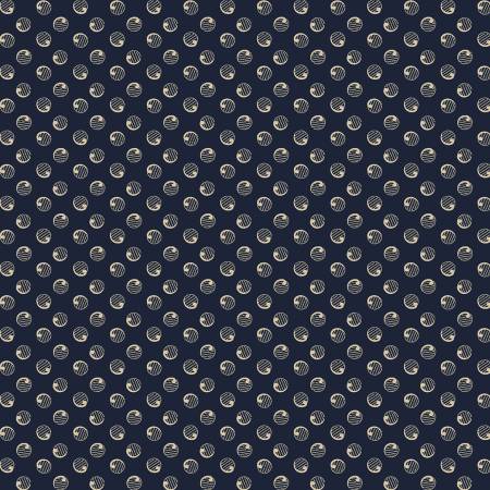 Anna B's Indigos R101889D-NAVY Navy Dot