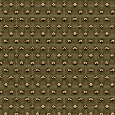 Piecemakers Sampler Green Dot Flower R170790-GREEN