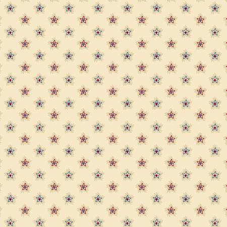 Betsy's Needlework R171314D-CREAM Cream Shining Stars