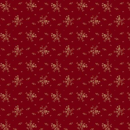 Betsy's Needlework R171315D-RED Red Field Perennials