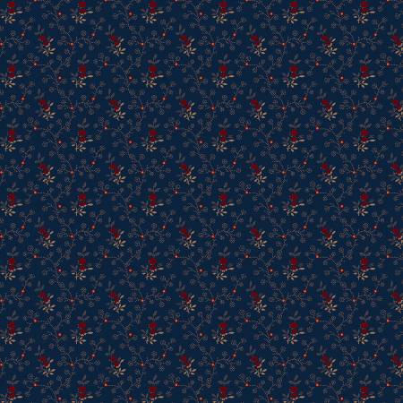 Betsy's Needlework R171318D-NAVY Navy Needle Garden