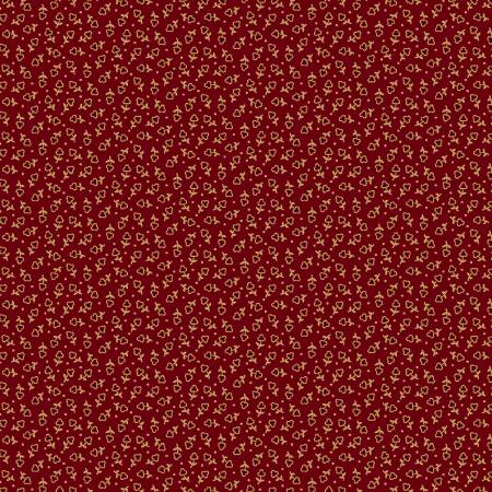 Dear Scarlet R171635D-WINE Wine Outline Flower